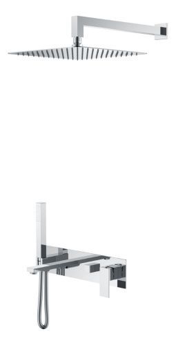 Душевая система Boheme Qubic 474-CR встраиваемая цвет хром