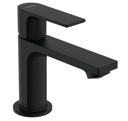 Смеситель Hansgrohe Rebris E 72554670 на раковину/столешницу черный матовый