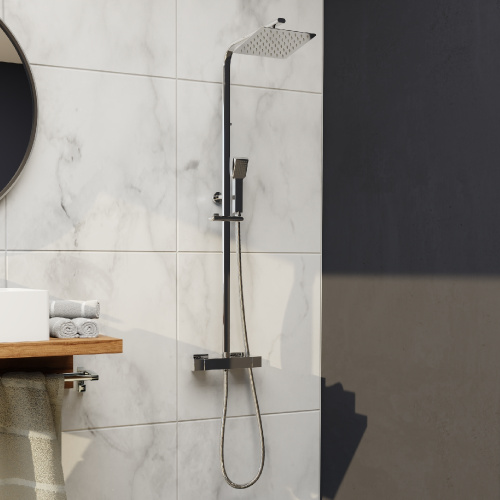 Душевая стойка RGW Shower Panels 21140122-01 настенная цвет хром