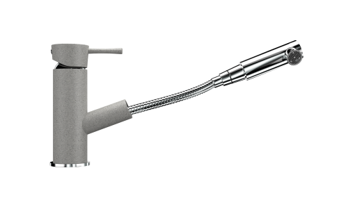 Смеситель для кухни Ulgran Classic U-009-310 на раковину серый без термостата