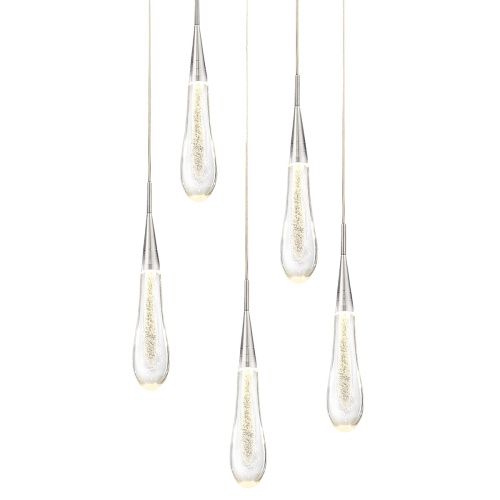Светильник подвесной Delight Collection Pour (Поур) DD20591-5 chrome