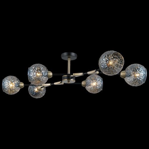 Люстра на штанге Illumico IL0253 IL0253-6CSQ-79 BK AB