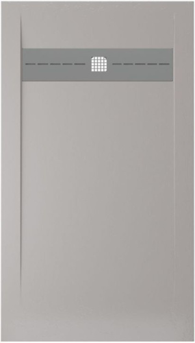 Душевой поддон Allen Brau Infinity 8.21004-PGM 140х80 искусственный камень серый