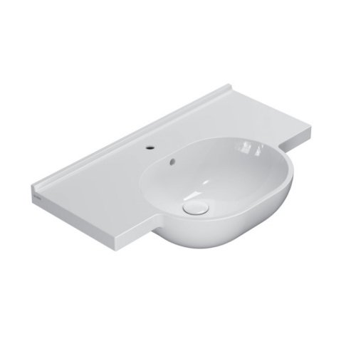 Раковина Globo Mode 80 см ME080BI*1 подвесная цвет белый