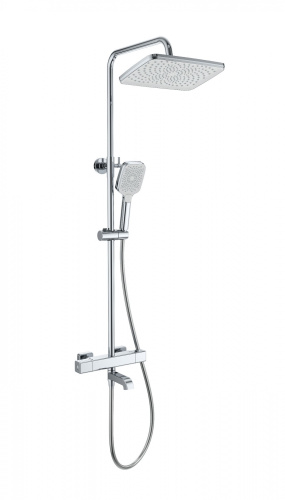 Душевая стойка Wonzon & Woghand Stay WW-B3016-T1-CR настенная цвет хром