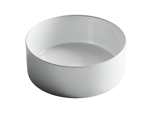 Раковина из сантехнического фарфора Ceramica Nova ELEMENT 36 см CN6032 накладная цвет белый