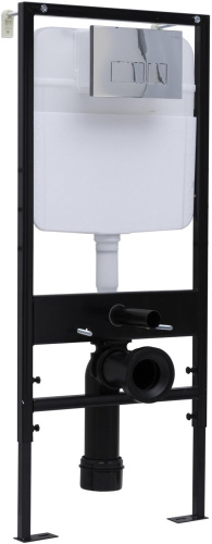 Инсталляция для унитаза с механической клавишей смыва Logan Space 00299424 цвет хром