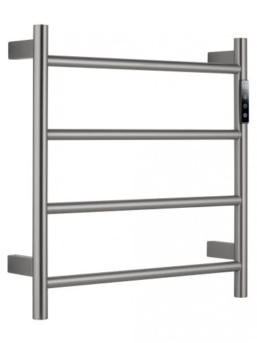 Полотенцесушитель электрический Wonzon & Woghand Bonn WW-AL404-BR 50х45 никель