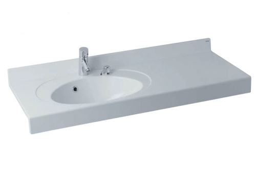 Раковина Aquaton Отель 119 см 1A70093NOT01L подвесная цвет белый