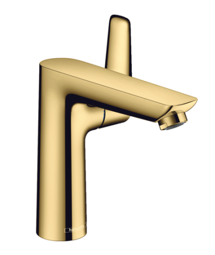 Смеситель Hansgrohe 71754990 на раковину/столешницу золото без термостата
