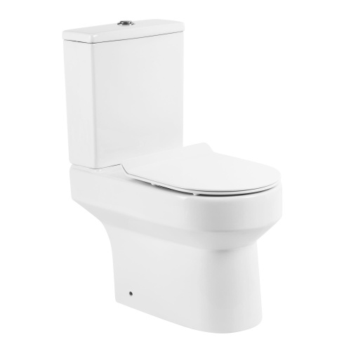 Унитаз напольный с бачком BelBagno NORMA BB339CPR/BB2111SC белый с сиденьем микролифт безободковый каскадный смыв