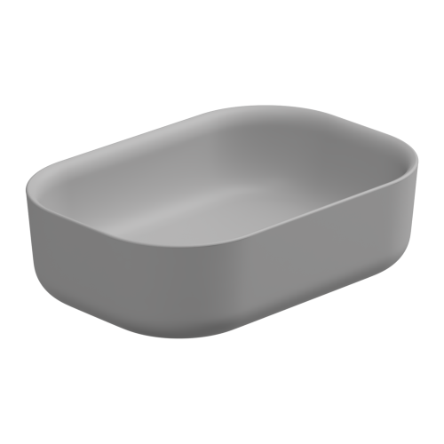 Раковина GSG Ceramic Design Hit! 60см HILAVRE60033 накладная цвет серый