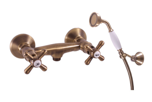 Смеситель для душа MORAVA RETRO MK180.5/2SM настенный бронза
