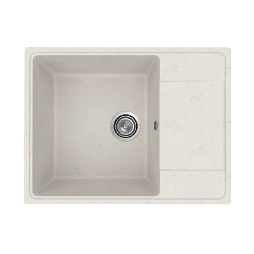 Кухонная мойка Practik PR-M-650-001 65х50 цвет белый поверхность глянцевая