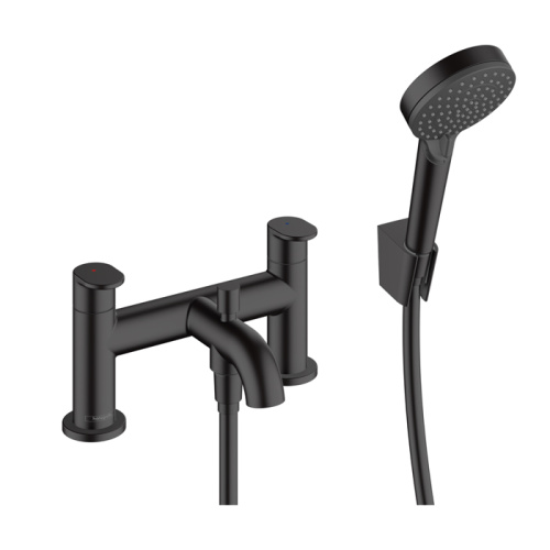 Смеситель Hansgrohe Vernis Blend 71461670 на борт ванны черный