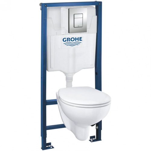 Комплект унитаз с инсталляцией  Grohe Solido Compact 39586000