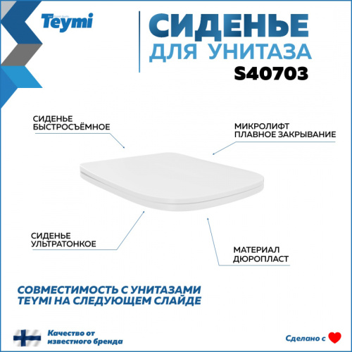 Крышка сиденье Teymi  S40703