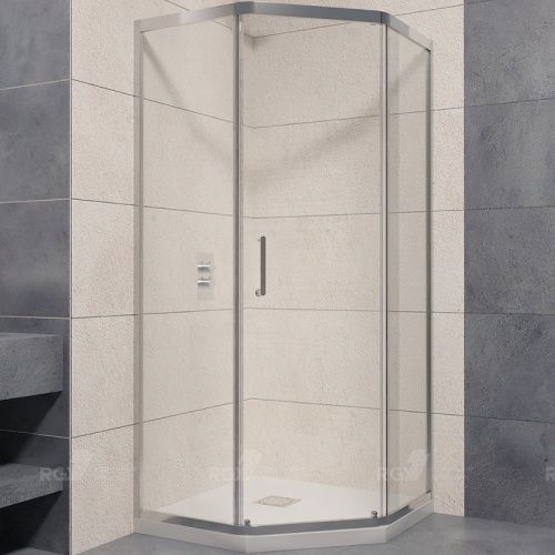 Душевой уголок RGW Passage 38088602-11 120х100 стекло прозрачное профиль хром без поддона