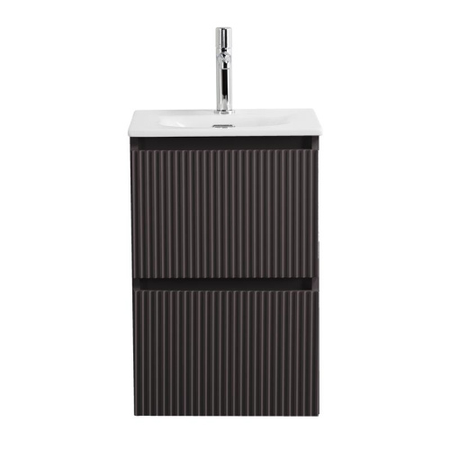 Тумба под раковину BelBagno UNO-MINI UNO-MINI-400-2C-SO-GSO 40х40 подвесная цвет серый