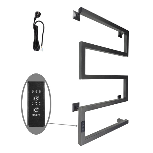 Полотенцесушитель Altasan ШалимарПроф ШалимарПроф8050Г подвесной 51х83 электрический графит