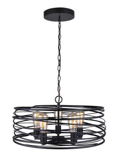 Люстра подвесная Toplight Carol (Царол) TL1187H-05BK