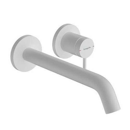 Смеситель Hansgrohe Tecturis S 73351700 настенный встраиваемый белый матовый