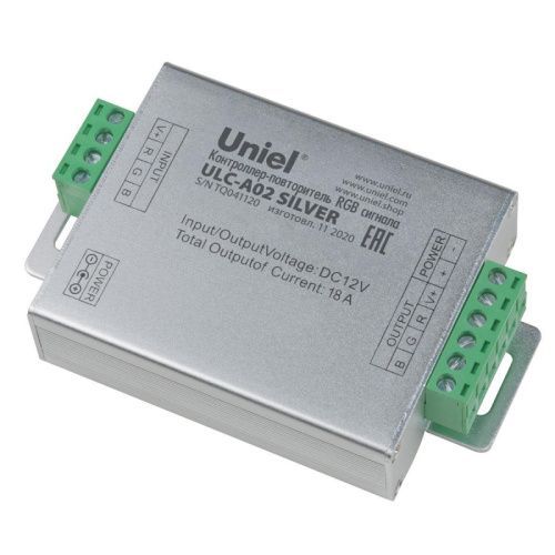 Контроллер-повторитель RGB сигнала Uniel ULC ULC-A02 Silver