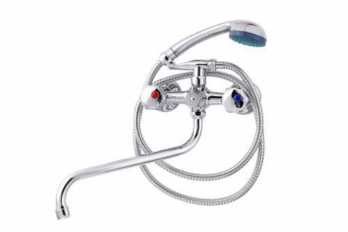 Cмеситель для ванны и душа TSARSBERG TSB-120-41 настенный хром