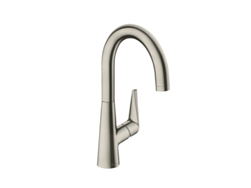 Смеситель для кухни Hansgrohe Talis M51 72814800 на раковину/столешницу сталь без термостата