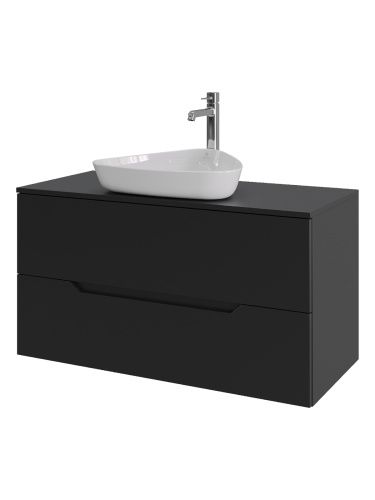 Тумба с раковиной Orange Line Li-100TubMDF+B07-500W 101х46х66