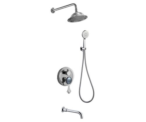 Душевая система Bronze de Luxe NT800/B03 встраиваемая в стену цвет хром