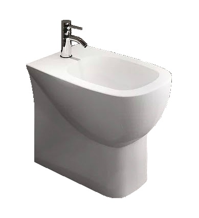 Биде Sanita Luxe Infinity BD.FS/Infinity/C/WHT.G/S1 напольное