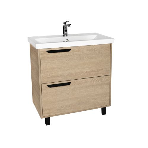 Тумба под раковину Viant КЕЛЬН VKEL80FOSD-T2Y 77х44х72 напольная цвет бежевый