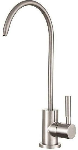 Кран для фильтра Aquanet Steel AF210-91S на мойку сталь