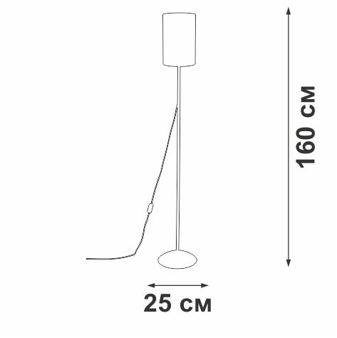 Торшер Vitaluce V2840-0/1P - фото 2