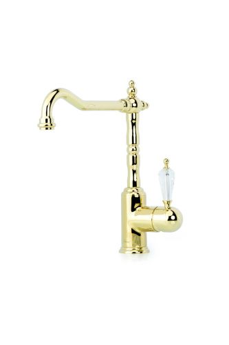 Смеситель для кухни Boheme Kitchen 102-SW на мойку золото