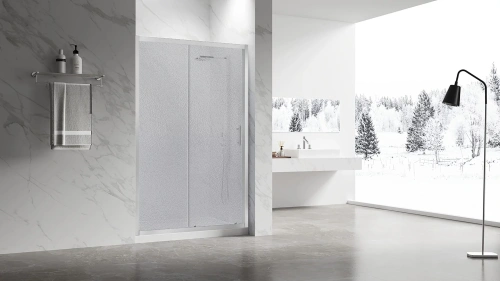 Душевая дверь Veconi Vianno VN55-100-02-C8 100х195 стекло текстурное профиль хром