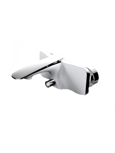 Смеситель для ванны WeltWasser WW MX ESSEN 603 WT -10000001986 настенный хром/белый без термостата