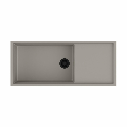 Раковина Omoikiri Sintesi 116 см 4997124 встраиваемая цвет серый