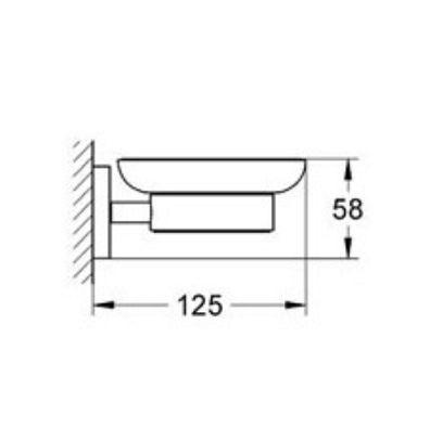 Мыльница Grohe Essentials 40444001 - фото 4