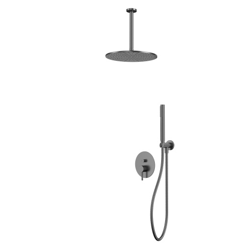 Душевая система Whitecross Y gunmetal YSET12GM встраиваемая