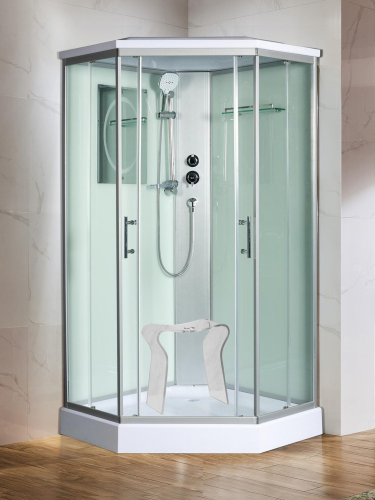 Душевая кабина WeltWasser WW500 NESSE 1002 (10000003281) 100х100