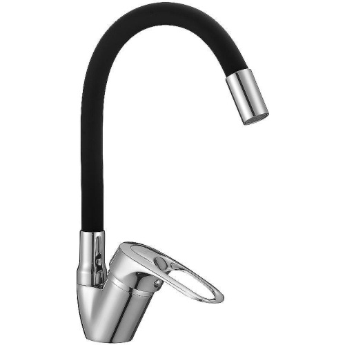 Смеситель для кухни D-Lin D150628-1C на мойку черный