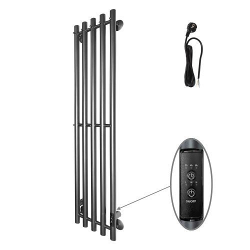 Полотенцесушитель Altasan Арго Арго12027Г подвесной 27х120 электрический графит