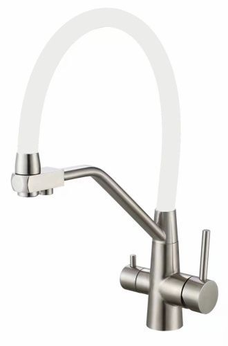 Смеситель для кухни Fmark FS0662-L02 на мойку сатин