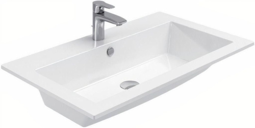 Раковина Aquanet Мокка 00303658 полувстраиваемая цвет белый