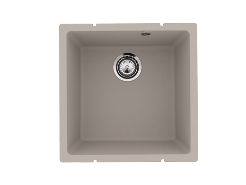 Кухонная мойка Ulgran Quartz Under 400-02 45х45 цвет лен