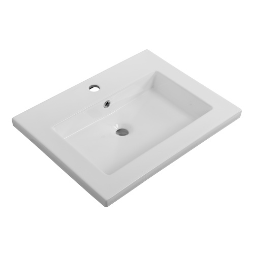Раковина керамическая BelBagno BB-8070-60 60х50 накладная цвет белый 1 отверстие под смеситель