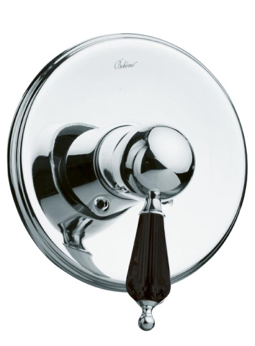 Смеситель Boheme Tradizionale Nero 245 встраиваемый хром