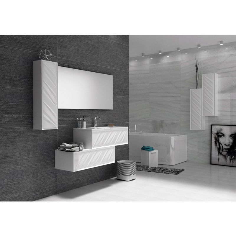 Зеркало с подсветкой 1MarKa Glace У73580 100х70 подвесное - фото 2